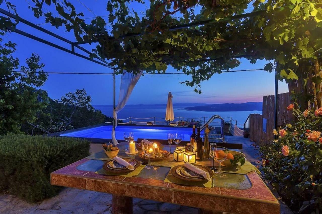 Holiday Home Marta With Heated Pool,Grill,Sea View Bast Kültér fotó